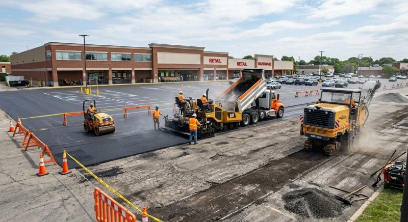 Commercial Asphalt Resurfacing in Los Angeles, CA