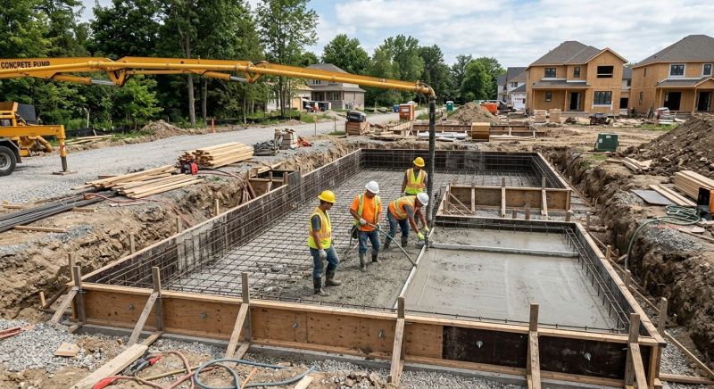 Foundation Wall Pouring in Columbus, OH